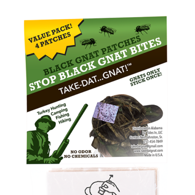 Take-Dat... Gnat! 4 pack label